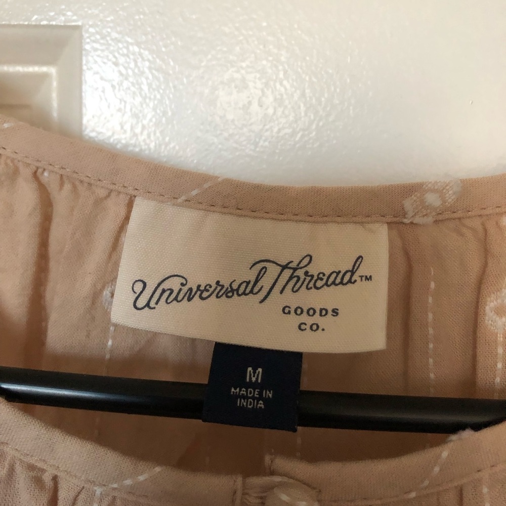 Brown Blouse by Universal Thread. Breathable cotton. Size M